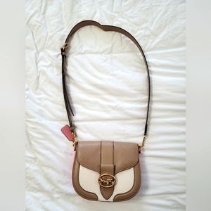 Coach Georgie Leather Saddlebag